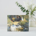 Carte Postale Le Luncheon Claude Monet<br><div class="desc">Le déjeuner. Claude Monet. Reproduction d'oeuvres d'art célèbres dans le domaine public.</div>