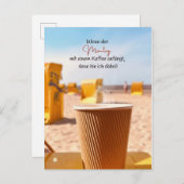 Carte Postale Le lundi (Devant / Derrière)