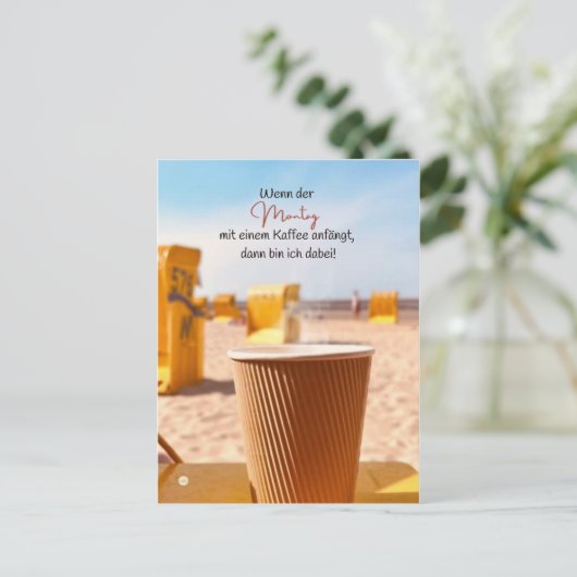 Carte Postale Le lundi (Debout devant)