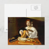 Carte Postale Le Lute Player - Caravaggio (Devant / Derrière)