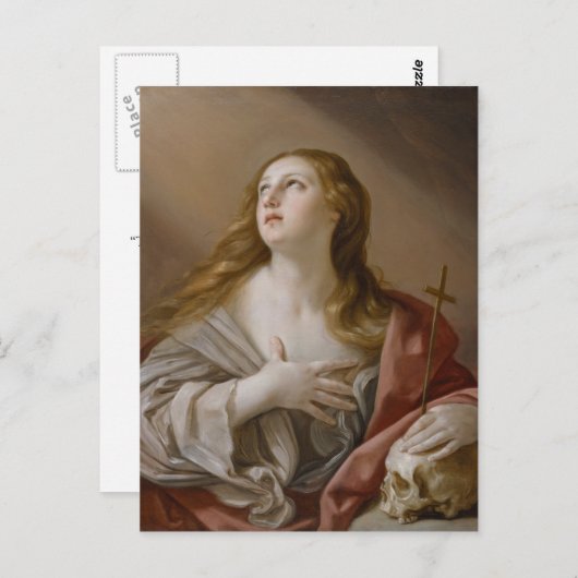 Carte postale "Le Magdalene pénitent" (Devant / Derrière)