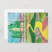 Carte Postale Le magicien de l'art d'Oz (Devant / Derrière)