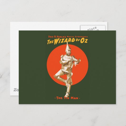 Carte Postale Le magicien de Oz Musical Extravaganza (Devant / Derrière)