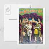 Carte Postale Le magicien d'Oz (Devant / Derrière)