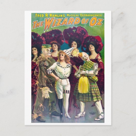 Carte Postale Le magicien d'Oz (Devant)