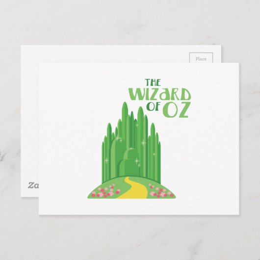 Carte Postale Le magicien d'Oz (Devant / Derrière)
