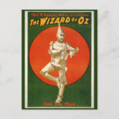 Carte Postale Le Magicien d'Oz, Tinman Musical (Devant)