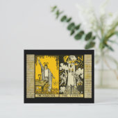Carte Postale Le Magicien et la tour Tarot 2 (Debout devant)