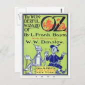Carte Postale Le Magicien Merveilleux d'Oz — 1900 (Devant / Derrière)