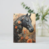 Carte Postale Le magnifique cheval (Debout devant)