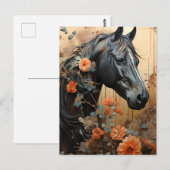 Carte Postale Le magnifique cheval (Devant / Derrière)