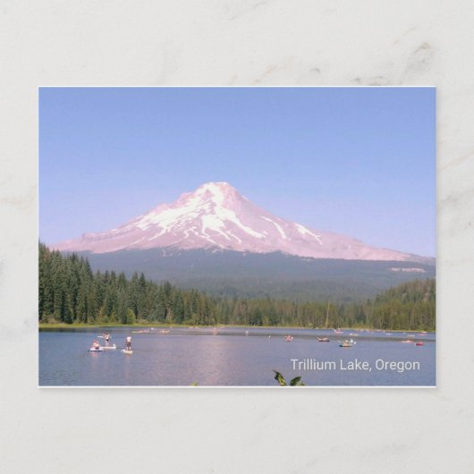 Carte Postale Le magnifique lac Trillium en Oregon (Devant)