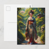 Carte Postale Le Maiden du jardin vert (Devant / Derrière)