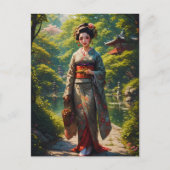 Carte Postale Le Maiden du jardin vert (Devant)