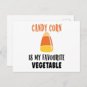 Carte Postale Le maïs bonbon est mon légume préféré (Devant / Derrière)