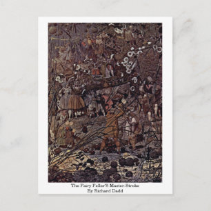 Carte Postale Le Maître-Trame De Feller Fée Par Richard Dadd