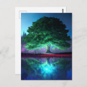 Carte Postale Le Majestic Green Tree (Devant / Derrière)