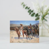 Carte Postale Le major mexicain de Frederic Remington (1889) (Debout devant)