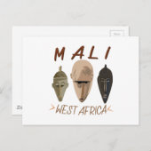Carte Postale Le Mali Wesr Afrique (Devant / Derrière)