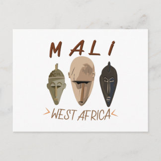 Carte Postale Le Mali Wesr Afrique