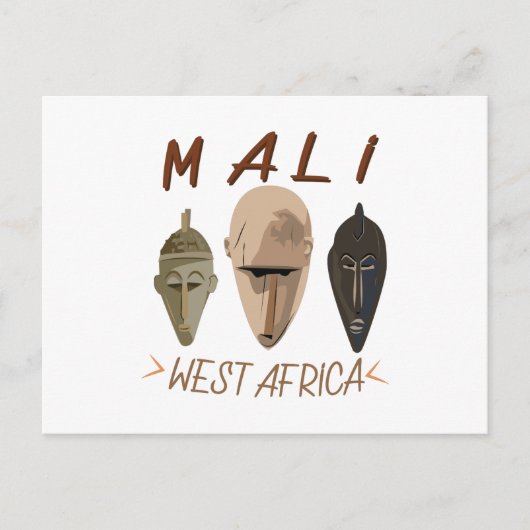 Carte Postale Le Mali Wesr Afrique (Devant)