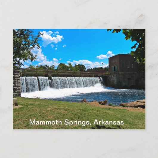 Carte Postale Le mammouth jaillit l'Arkansas (Devant)