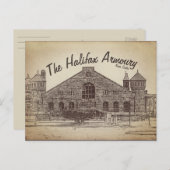 Carte Postale Le manège militaire de Halifax (Devant / Derrière)