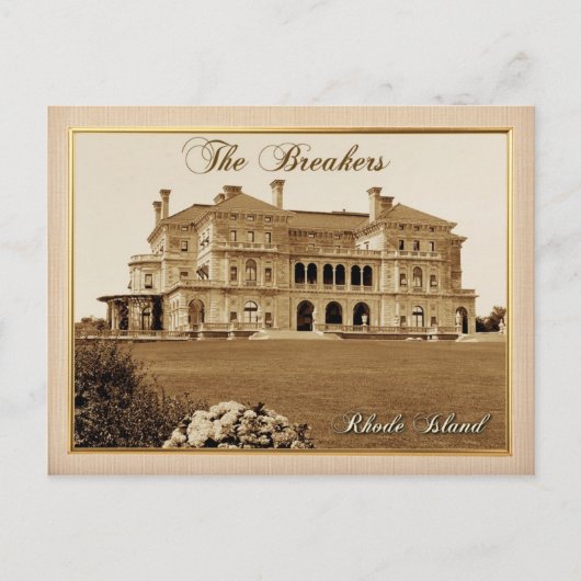 Carte Postale Le manoir des Breakers à Newport, Rhode Island (Devant)