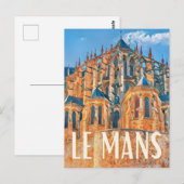 Carte Postale Le Mans Photo Vintage  (Devant / Derrière)