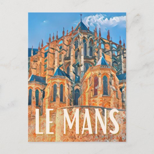 Carte Postale Le Mans Photo Vintage  (Devant)