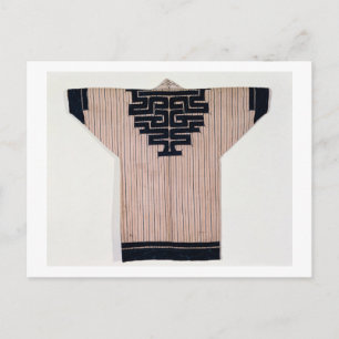 Carte Postale Le manteau d'Ainu, 19ème siècle