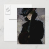 Carte Postale Le Manteau De Fourrure (Devant / Derrière)