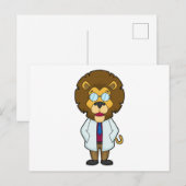 Carte Postale Le manteau du docteur Lion (Devant / Derrière)