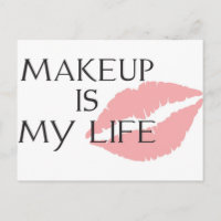 le maquillage est mes baisers de la vie