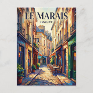 Carte Postale Le Marais France