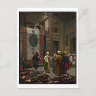 Carte Postale Le marchand de tapis, c.1887 (huile sur toile)
