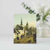 Carte Postale Le marché à Pirna par Bernardo Bellotto (Debout devant)