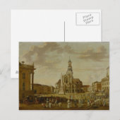 Carte Postale Le marché Alter avec l'église de St. (Devant / Derrière)