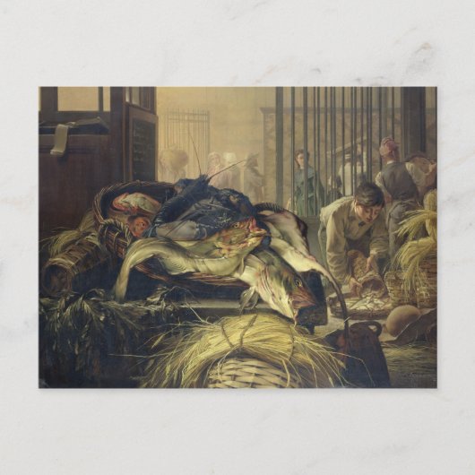Carte Postale Le Marché Aux Poissons (Devant)