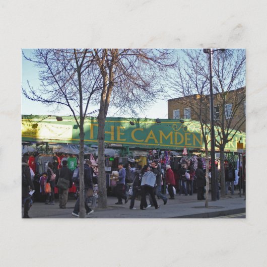Carte Postale Le marché de Camden Town (Devant)