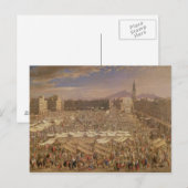 Carte Postale Le marché de Naples (Devant / Derrière)