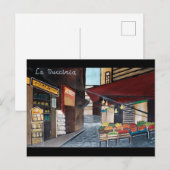 Carte Postale Le marché de Palerme Vucciria. Italie (Devant / Derrière)