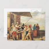 Carte Postale Le marché italien (Devant / Derrière)