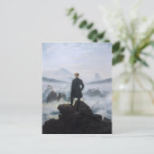 Carte Postale Le marcheur au-dessus de la mer de brouillard par  (Debout devant)