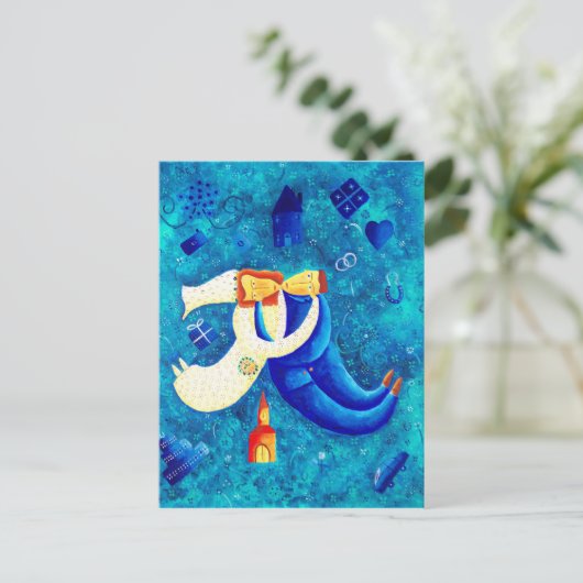 Carte Postale Le Mariage (Debout devant)