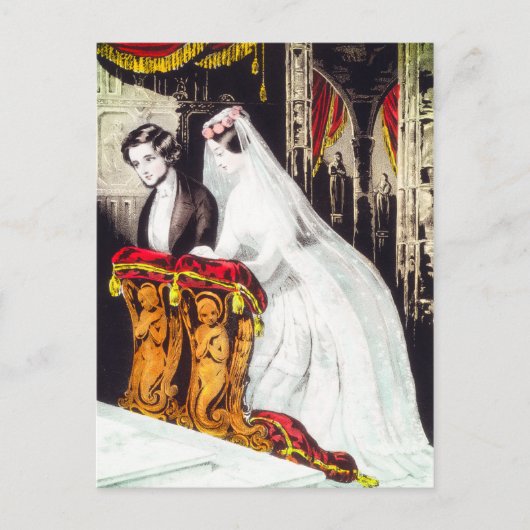Carte postale "Le mariage" (Devant)