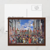 Carte Postale Le Mariage À Cana, Mariage À Cana, (Devant / Derrière)