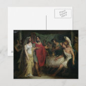 Carte Postale Le Mariage d'Alexandre le Grand et de Roxana (Devant / Derrière)