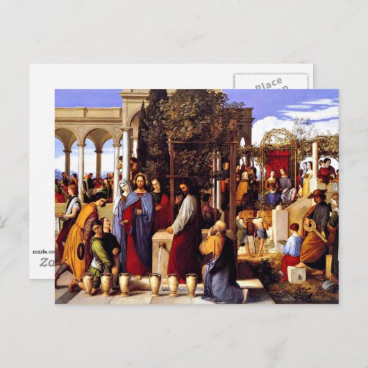 Carte Postale Le Mariage de Cana (Devant / Derrière)