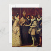 Carte Postale Le mariage de Catherine de Medici (Devant / Derrière)